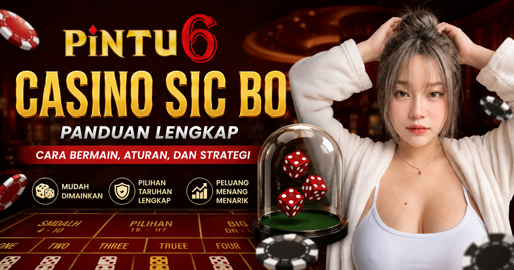 PINTU6 Casino | Sic Bo: Cara Bermain, Aturan, dan Panduan Lengkap