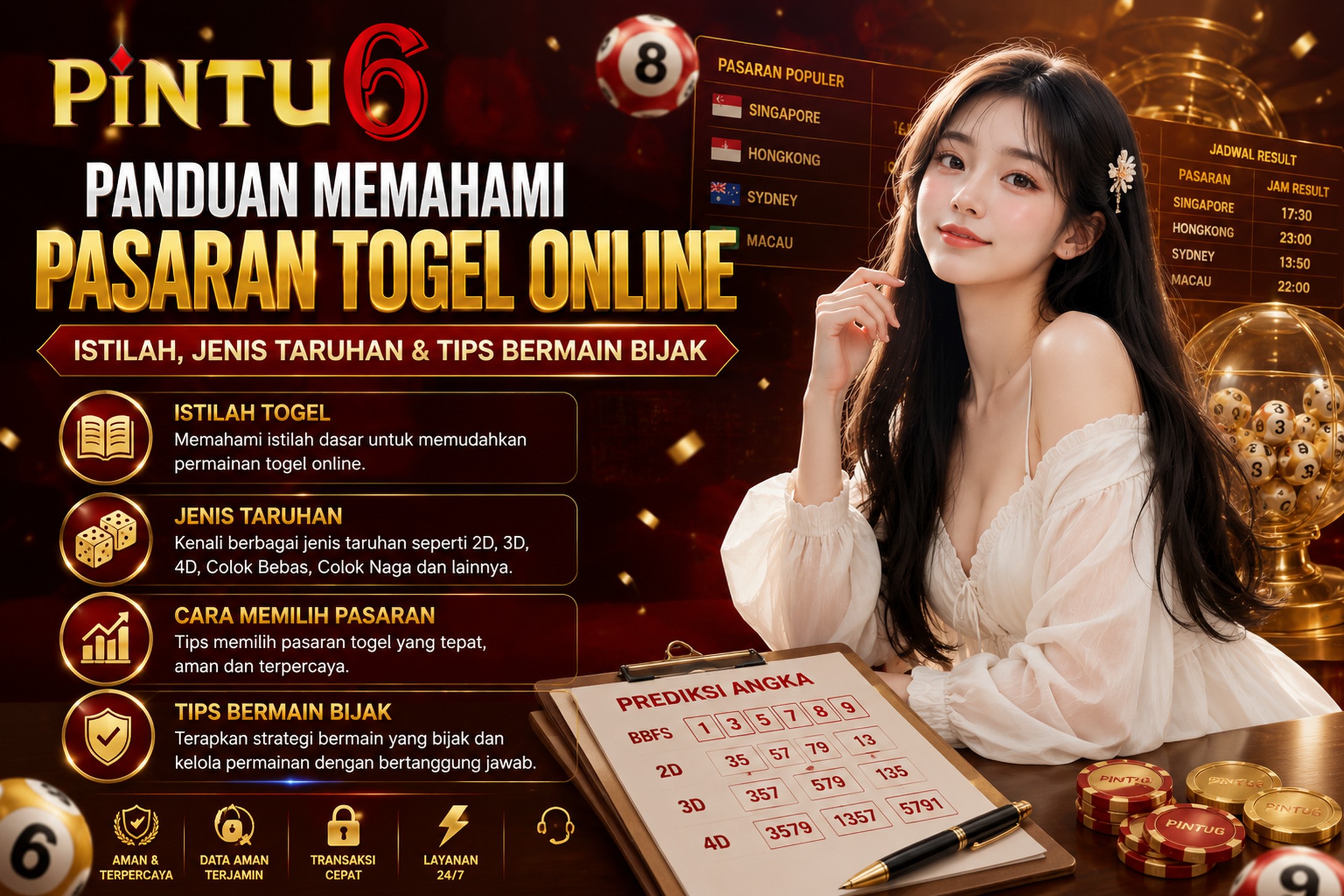 PINTU6 Togel | Panduan Memahami Pasaran Togel Online